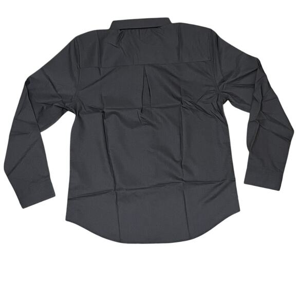 Ruisin Men’s Long Sleeve Dark Grey Button Size Medium - Picture 5 of 6